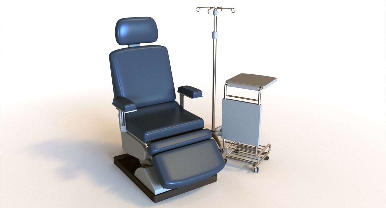 Medical Chair 3D model_10
