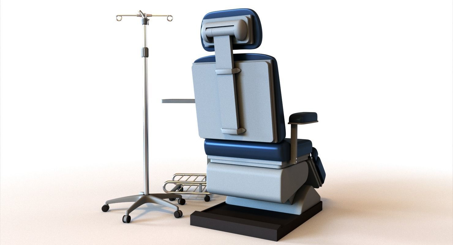 Medical Chair 3D model_3