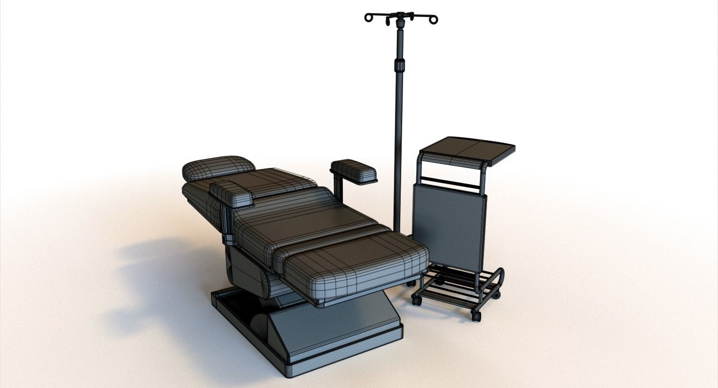 Medical Chair 3D model_12