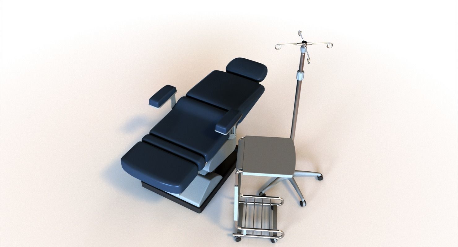 Medical Chair 3D model_7