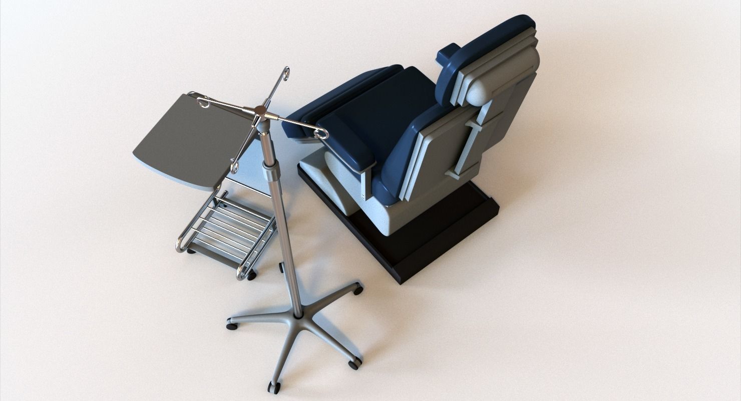 Medical Chair 3D model_8