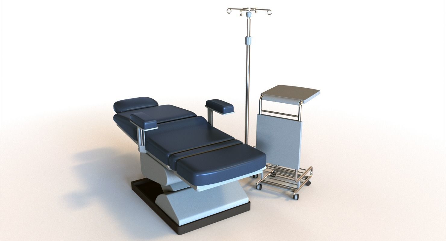 Medical Chair 3D model_6