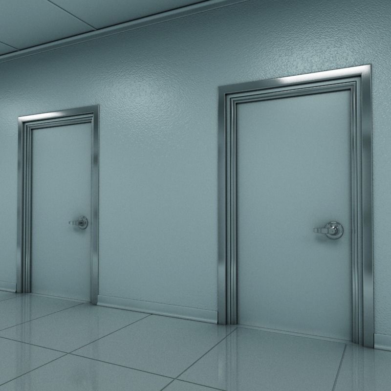 Matrix Hallway 3D model_7