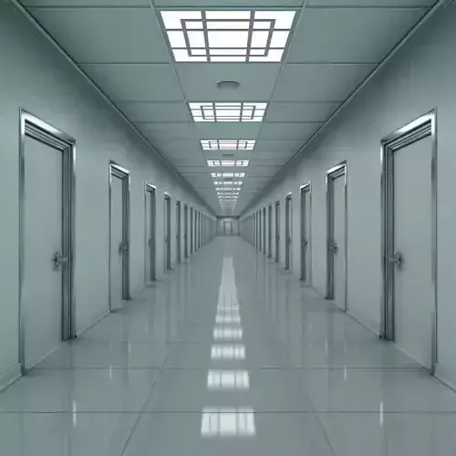 Matrix Hallway 3D model
