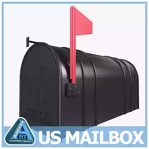 Mailbox with flag