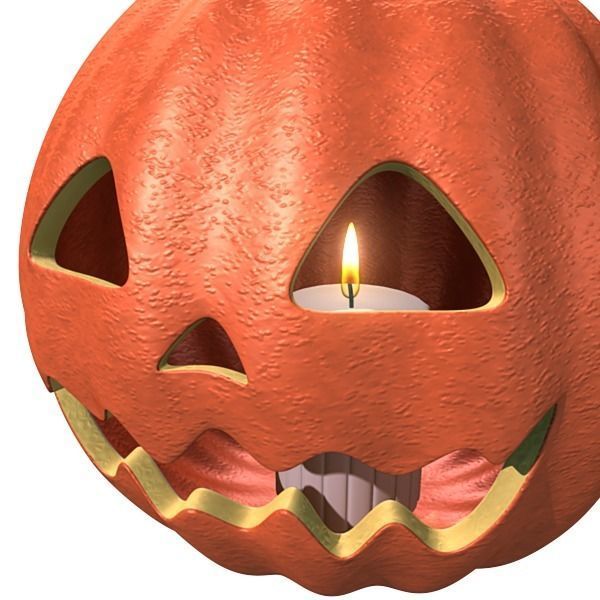 Jack O Lantern 3D model_6