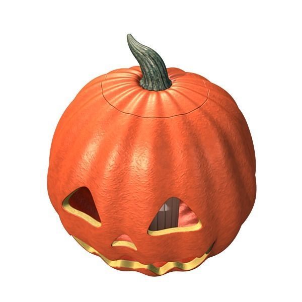 Jack O Lantern 3D model_1