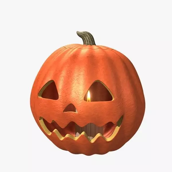 Jack O Lantern 3D model_0