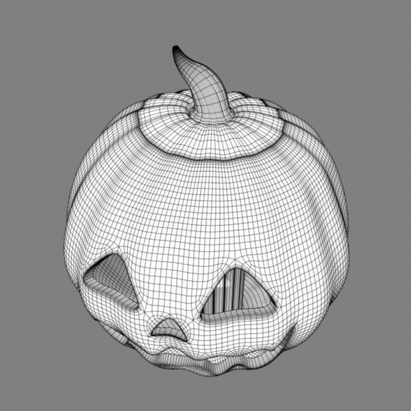 Jack O Lantern 3D model_9