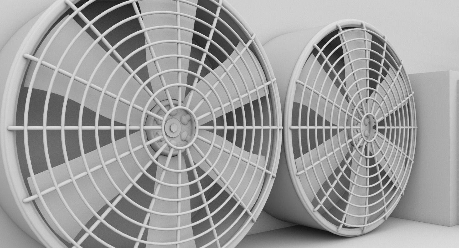 Interior Factory Scene 3D model_12