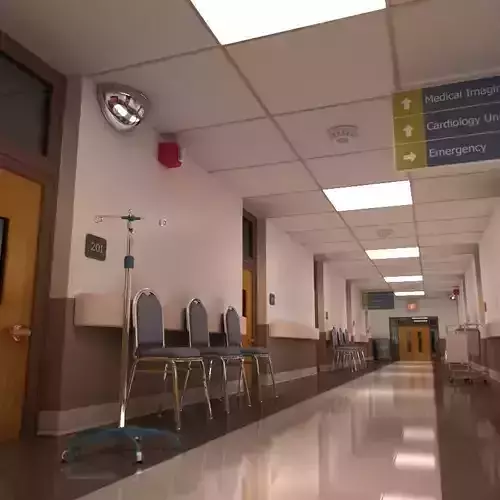 Hospital Hallway 1 3D model