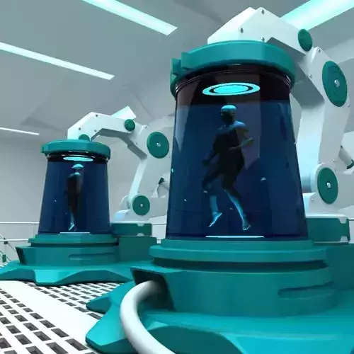 Futuristic Medical Chamber 3D model
