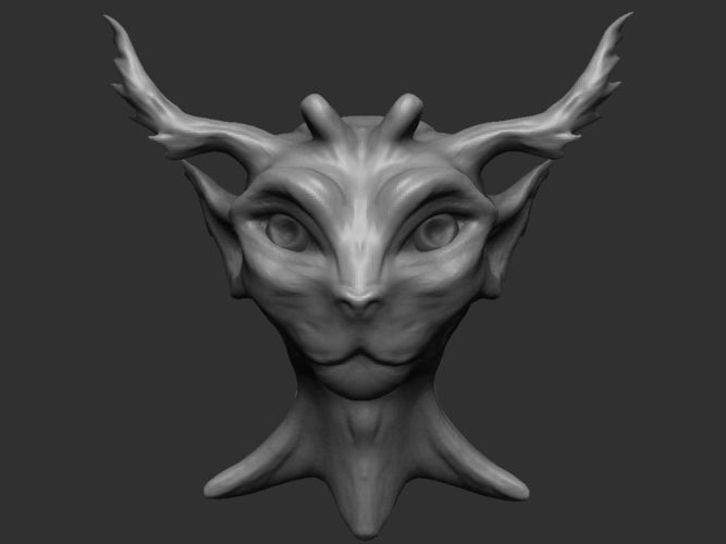 Fantasy Tree Creature - Sculpture Free 3D model