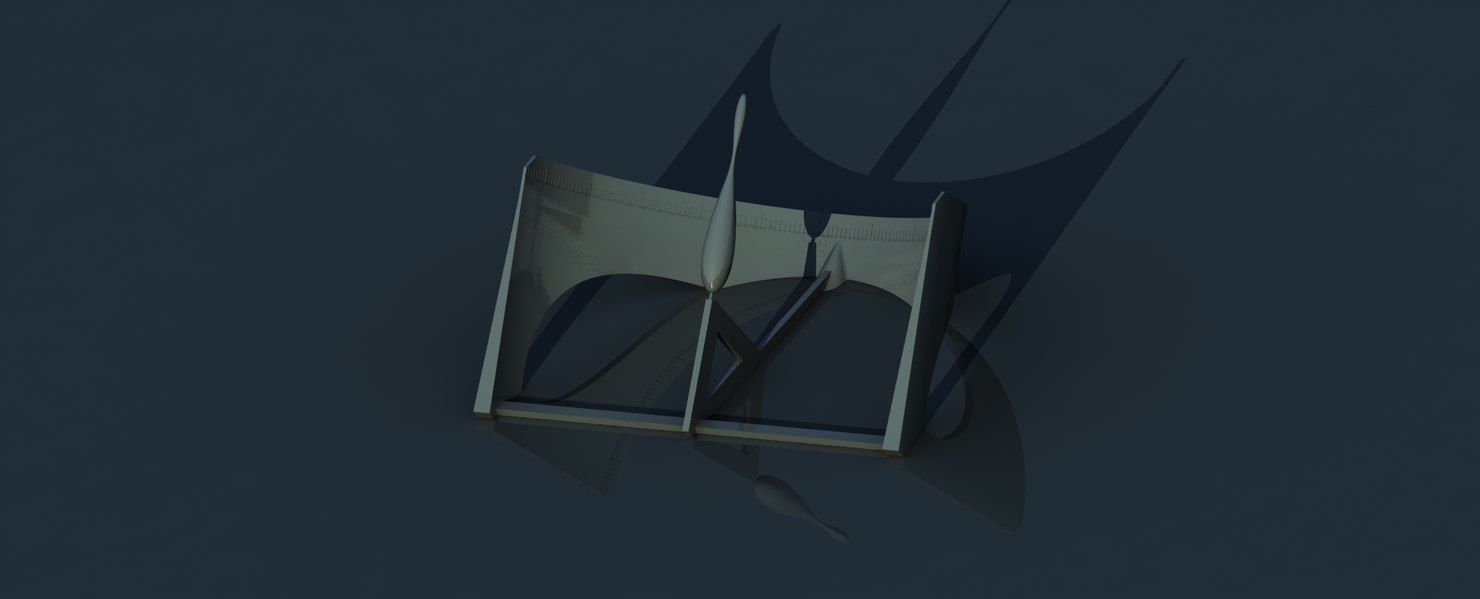 Analemma Sundial 3D print model_2