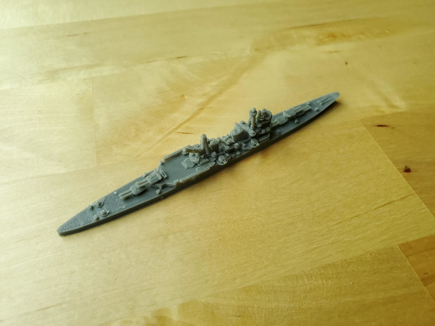 Japanese Myoko Class Cruiser Warship 3D print model_10