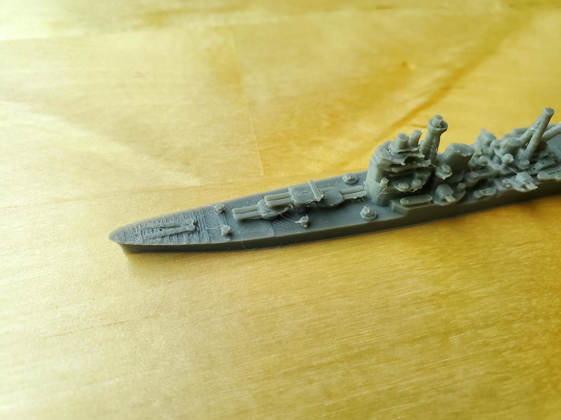 Japanese Myoko Class Cruiser Warship 3D print model_4