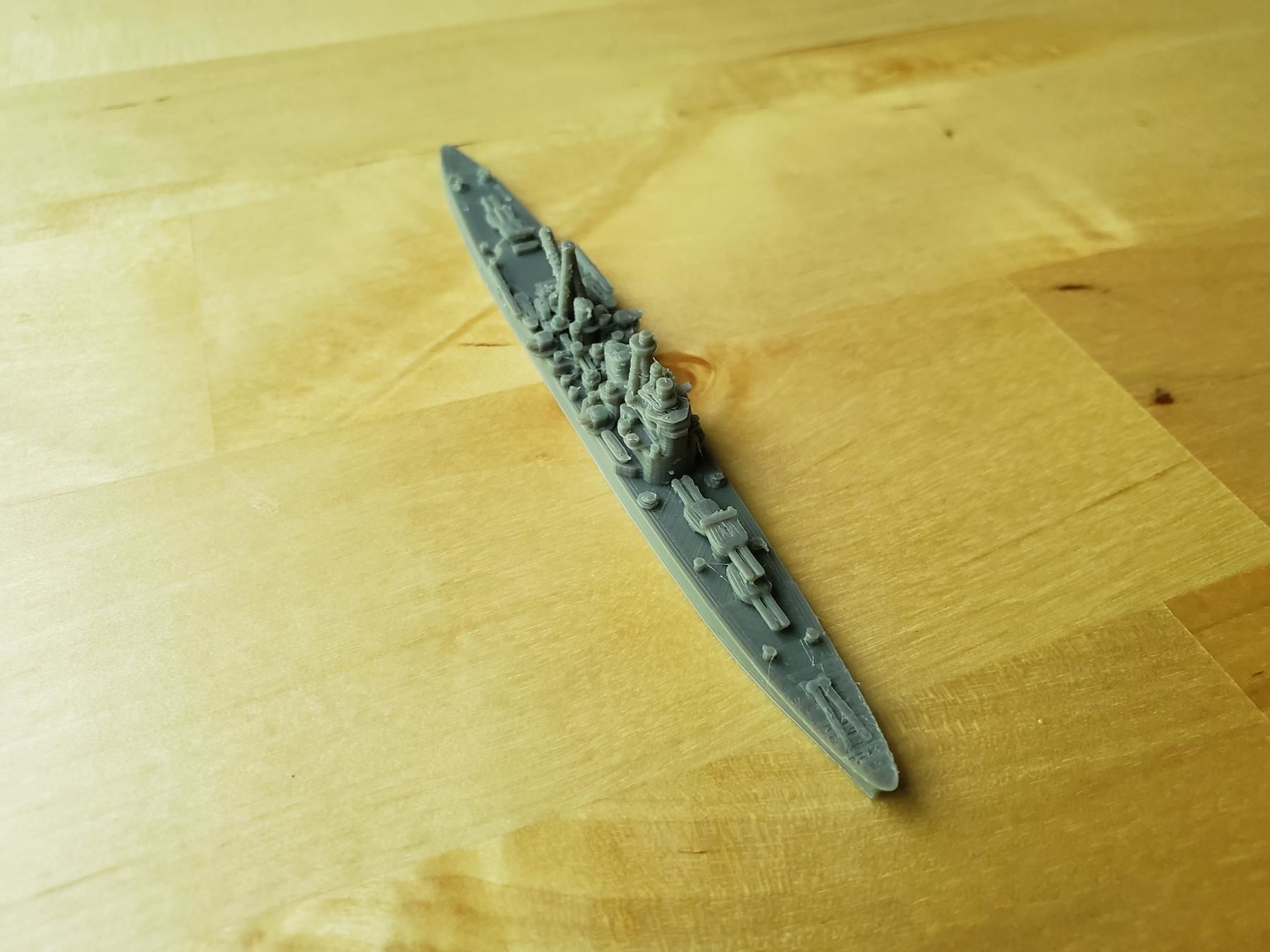 Japanese Myoko Class Cruiser Warship 3D print model_8