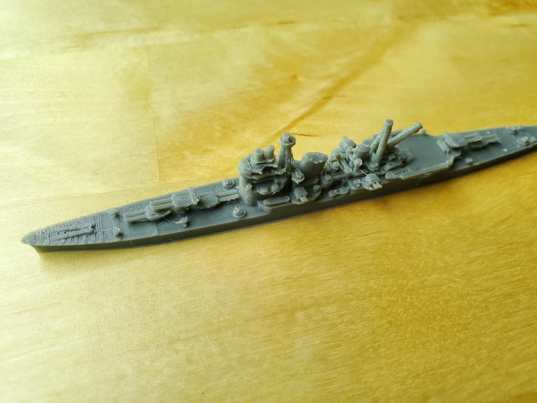 Japanese Myoko Class Cruiser Warship 3D print model_3