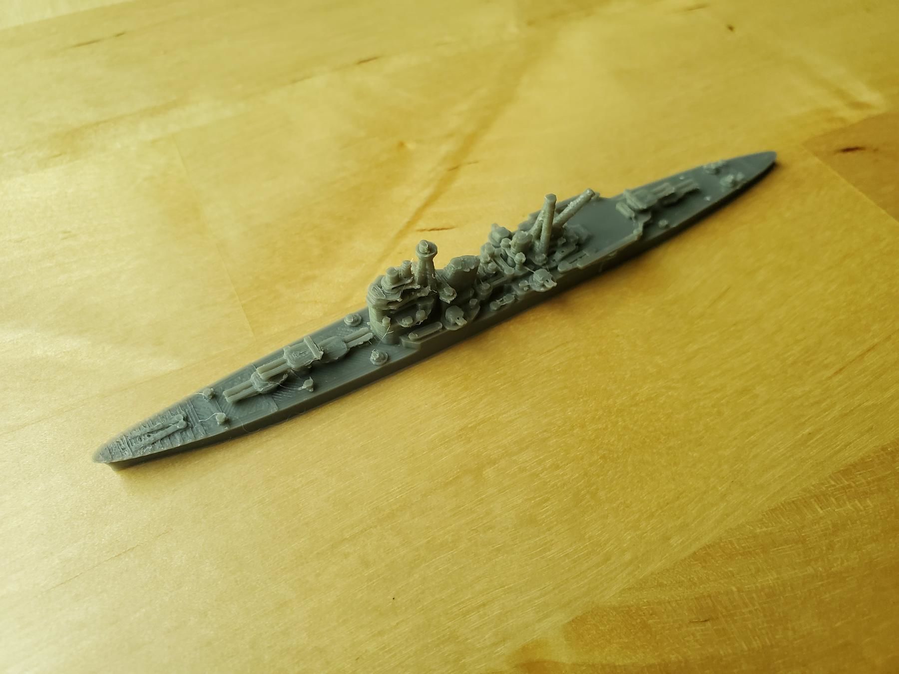 Japanese Myoko Class Cruiser Warship 3D print model_7