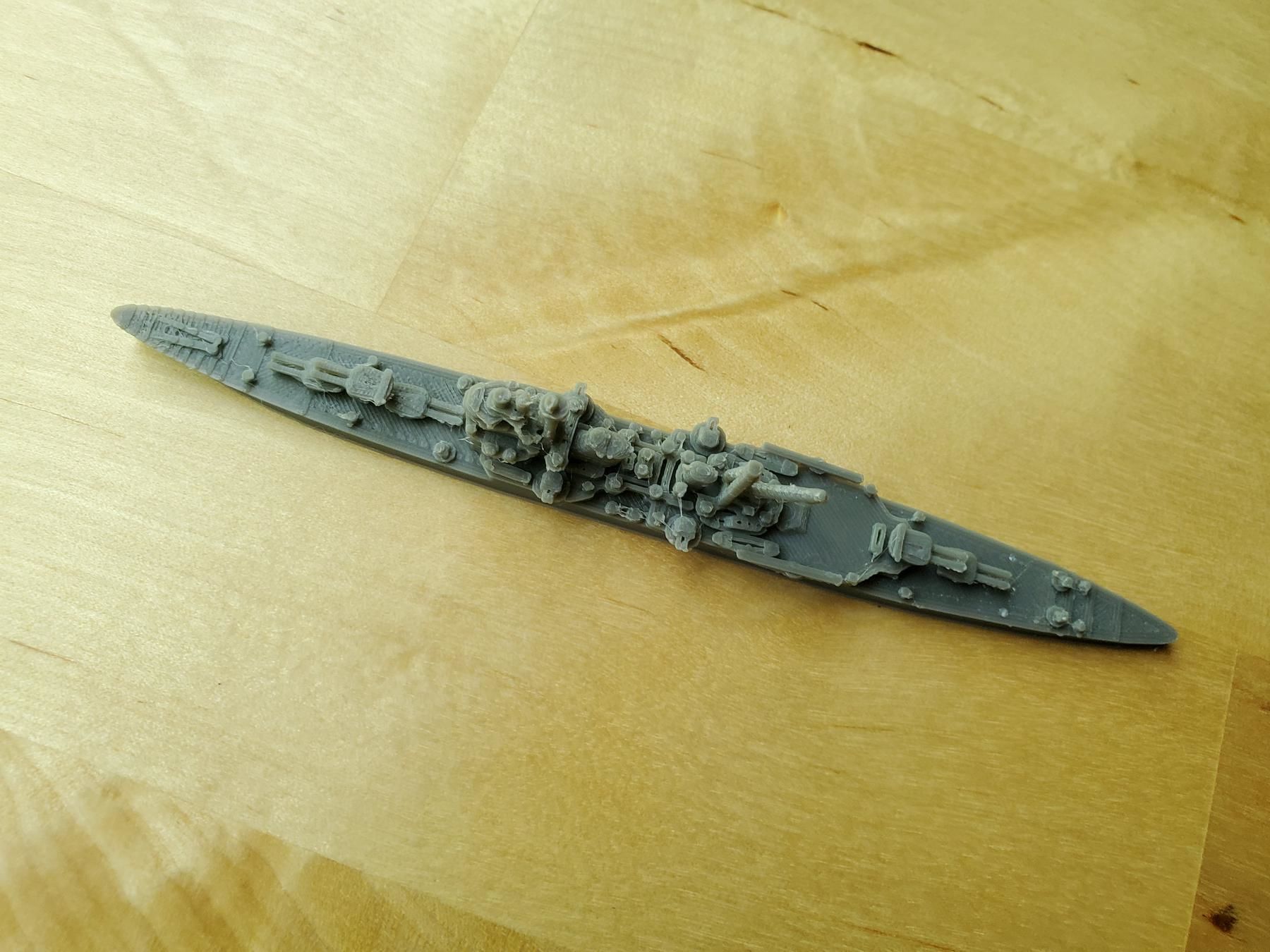 Japanese Myoko Class Cruiser Warship 3D print model_6