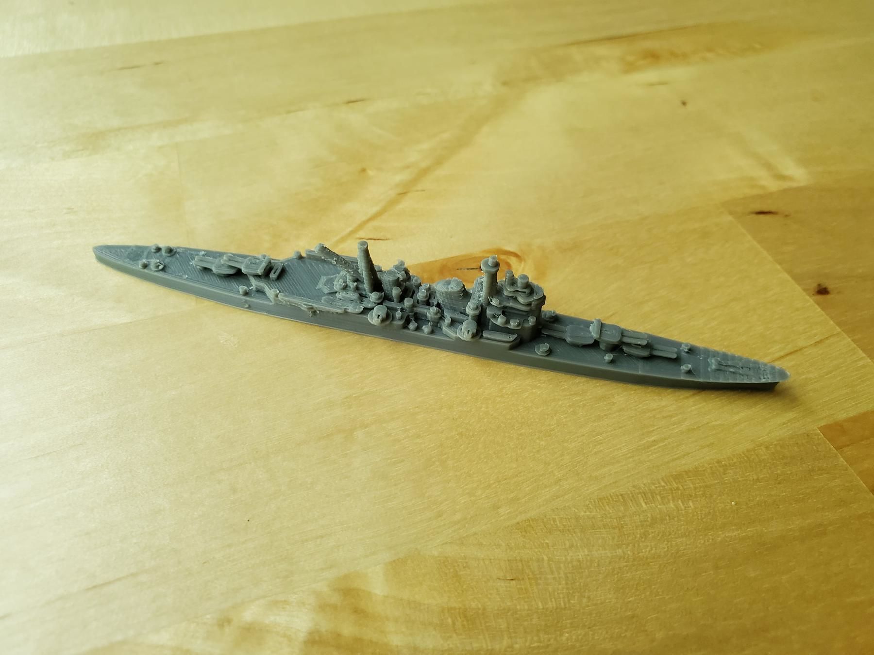 Japanese Myoko Class Cruiser Warship 3D print model_9