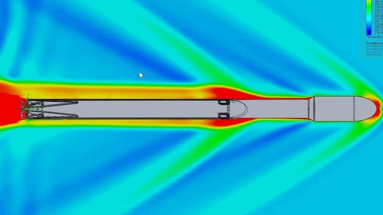 Space-X Falcon Heavy Aerodynamics Model 3D print model_14