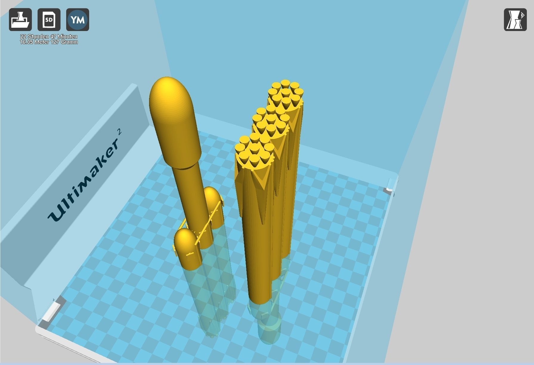 Space-X Falcon Heavy Aerodynamics Model 3D print model_35