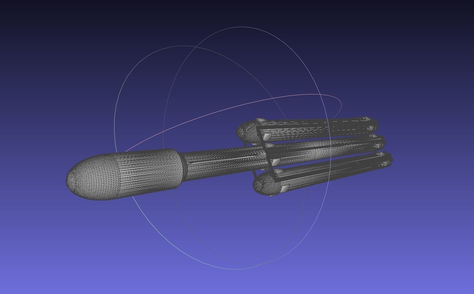 Space-X Falcon Heavy Aerodynamics Model 3D print model_23