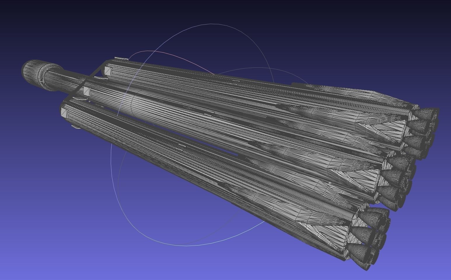 Space-X Falcon Heavy Aerodynamics Model 3D print model_25