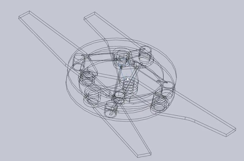 Efficient Ornithopter Wingflap Drive Mechanism Prototype 3D print model_19