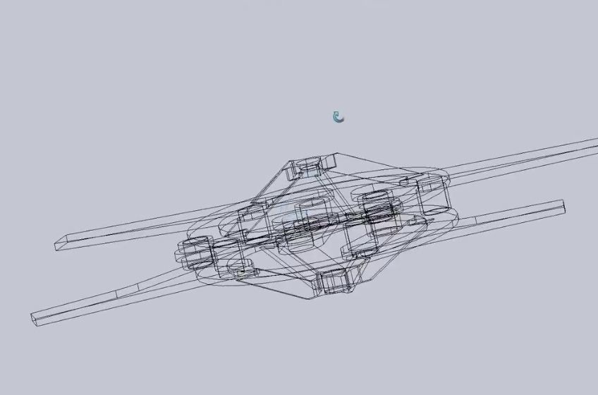 Efficient Ornithopter Wingflap Drive Mechanism Prototype 3D print model_16