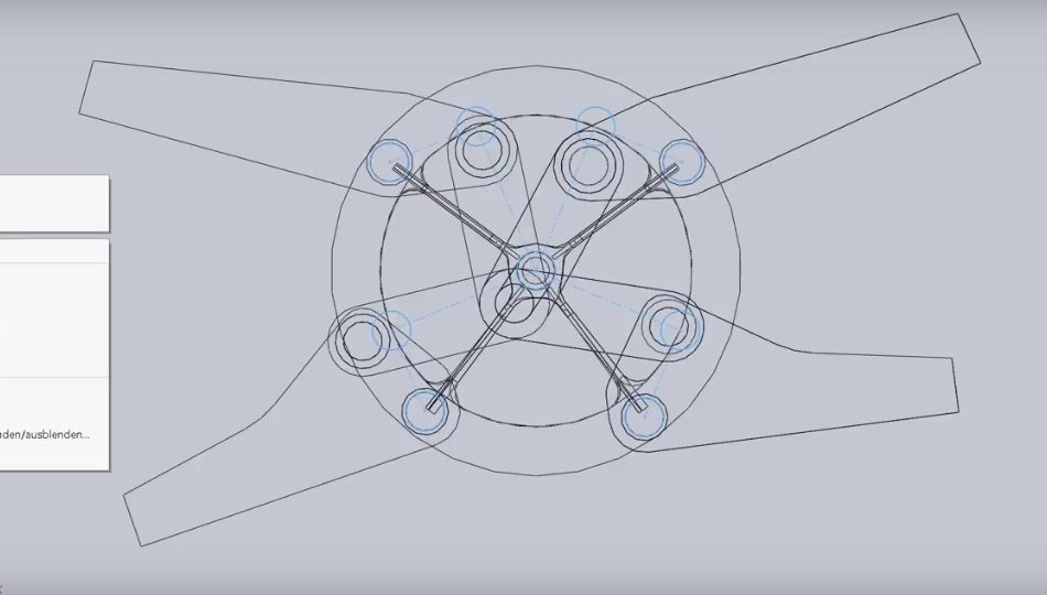 Efficient Ornithopter Wingflap Drive Mechanism Prototype 3D print model_8