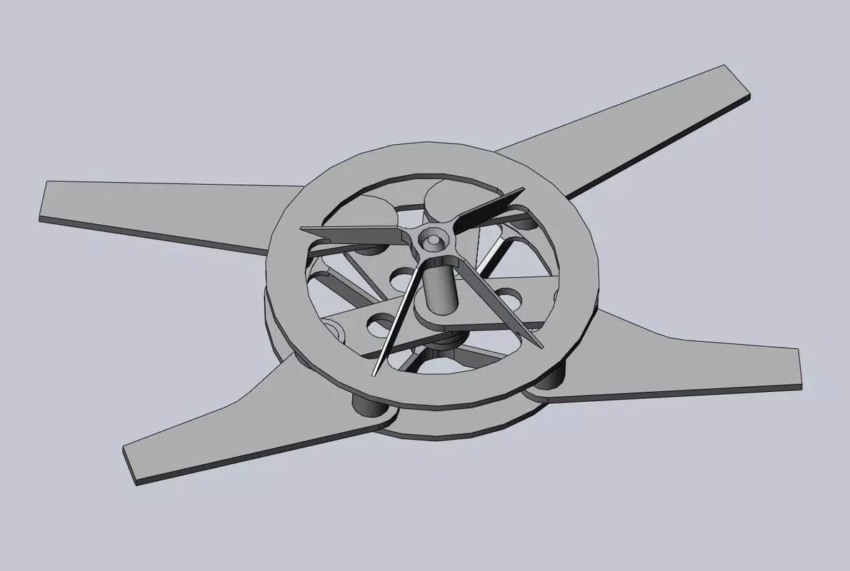 Efficient Ornithopter Wingflap Drive Mechanism Prototype 3D print model_0