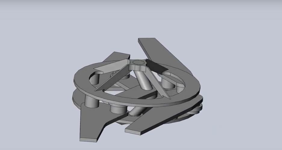 Efficient Ornithopter Wingflap Drive Mechanism Prototype 3D print model_9