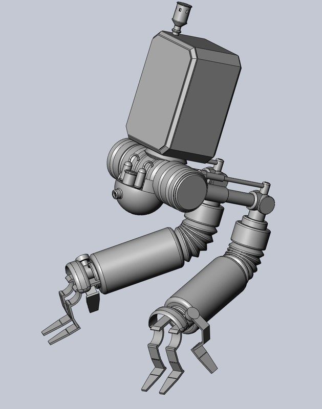 NieR Automata Pod 042 Model Work In Progress 3D print model_6