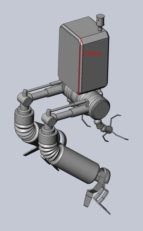 NieR Automata Pod 042 Model Work In Progress 3D print model_5