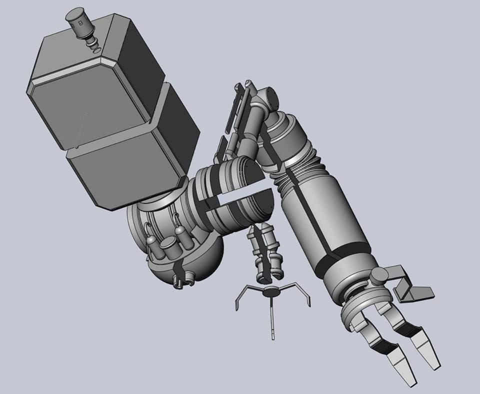 NieR Automata Pod 042 Model Work In Progress 3D print model_1