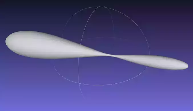 Large Analemma Sundial Gnomon 3D print model