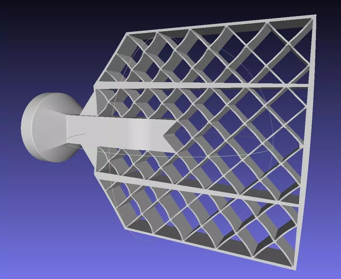 Falcon 9 Gridfin Printable Model 3D print model_0