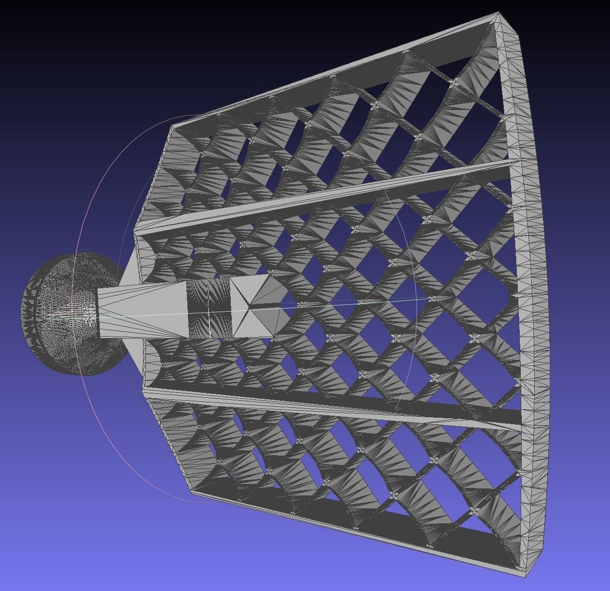 Falcon 9 Gridfin Printable Model 3D print model_17