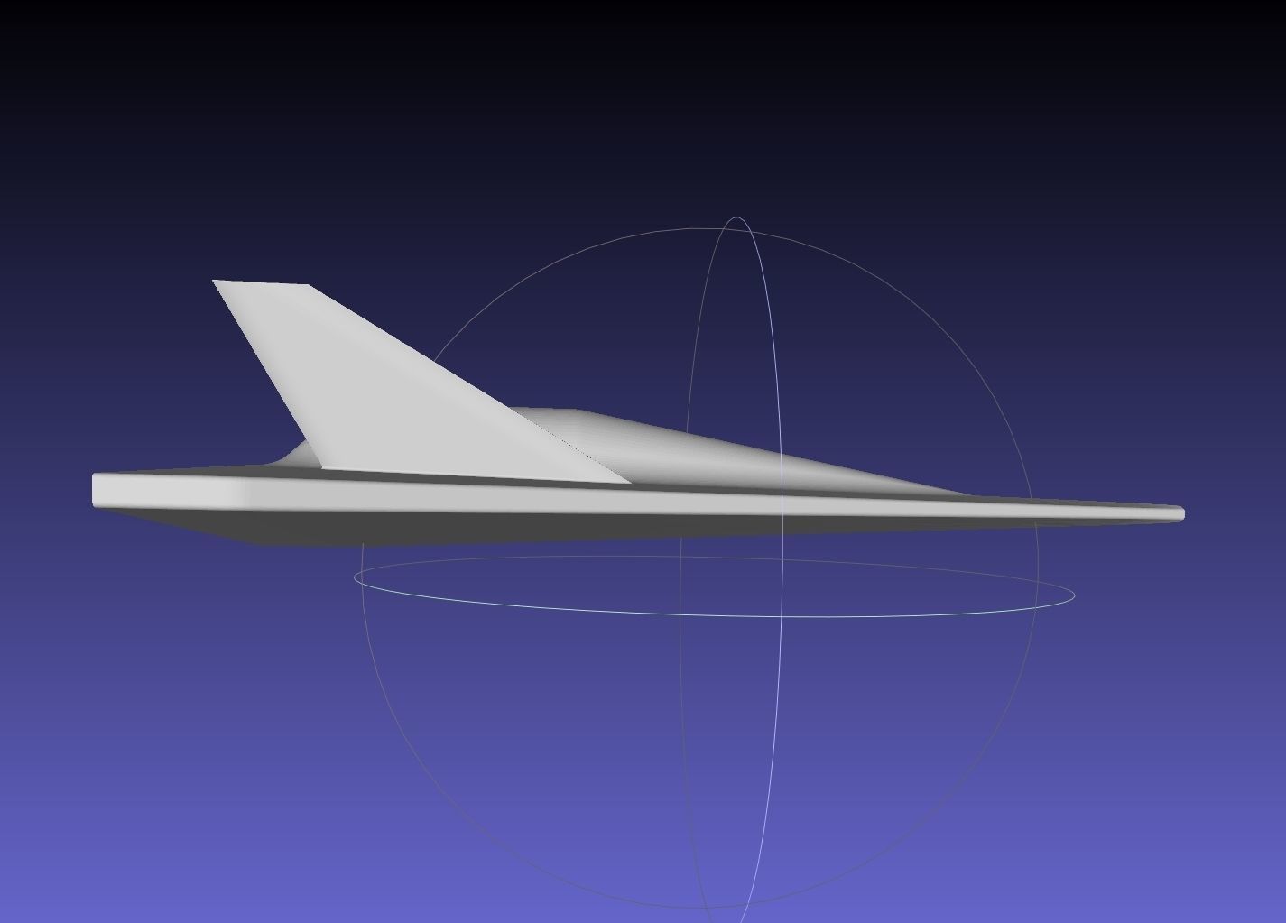 SSTO Spaceplane Design Printable Model 3D print model_22