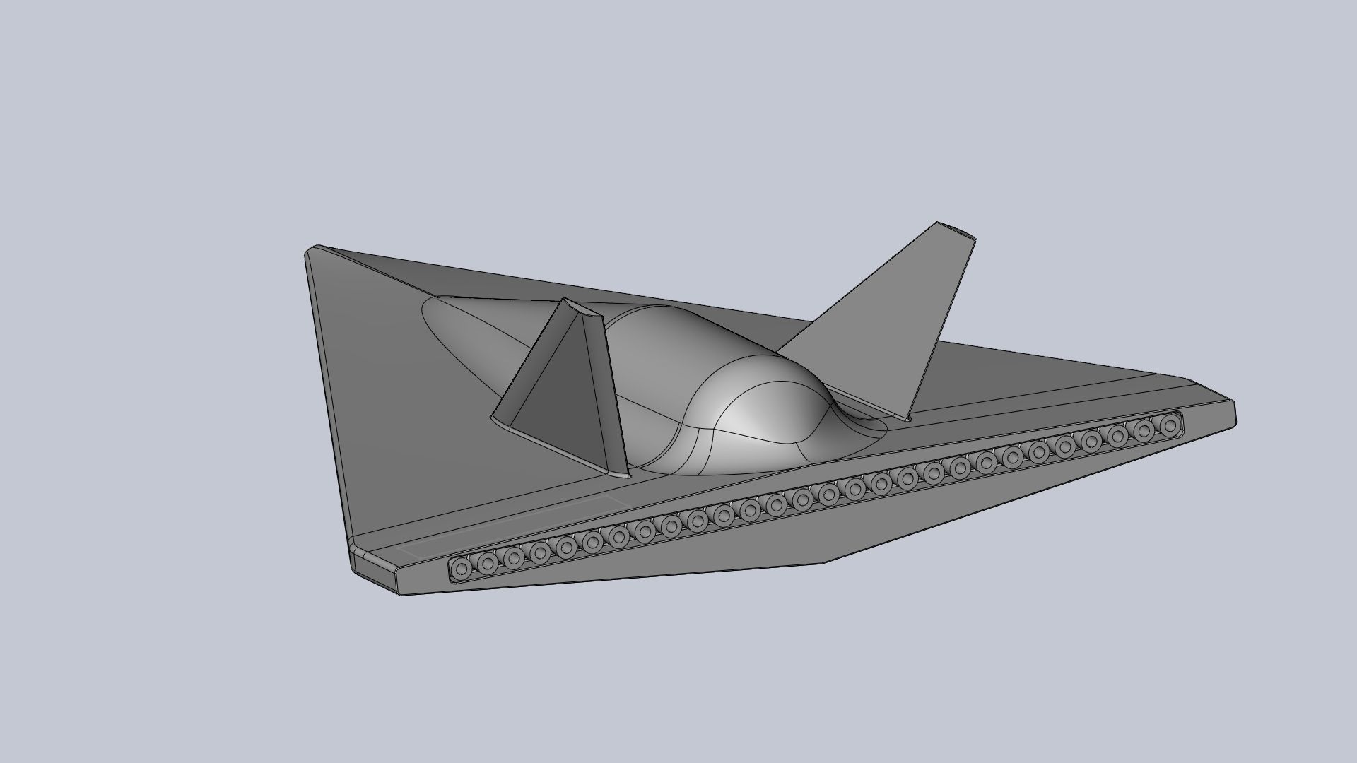 SSTO Spaceplane Design Printable Model 3D print model_10