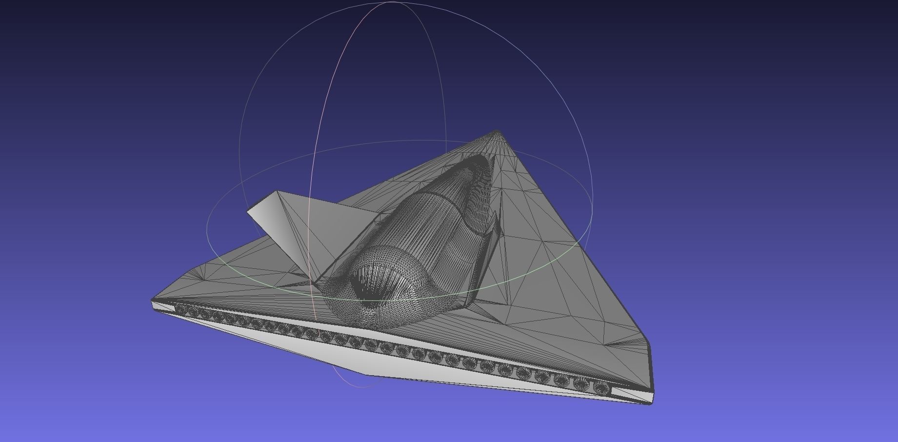 SSTO Spaceplane Design Printable Model 3D print model_15