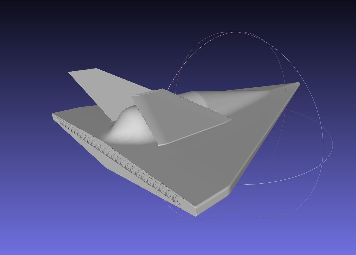 SSTO Spaceplane Design Printable Model 3D print model_26
