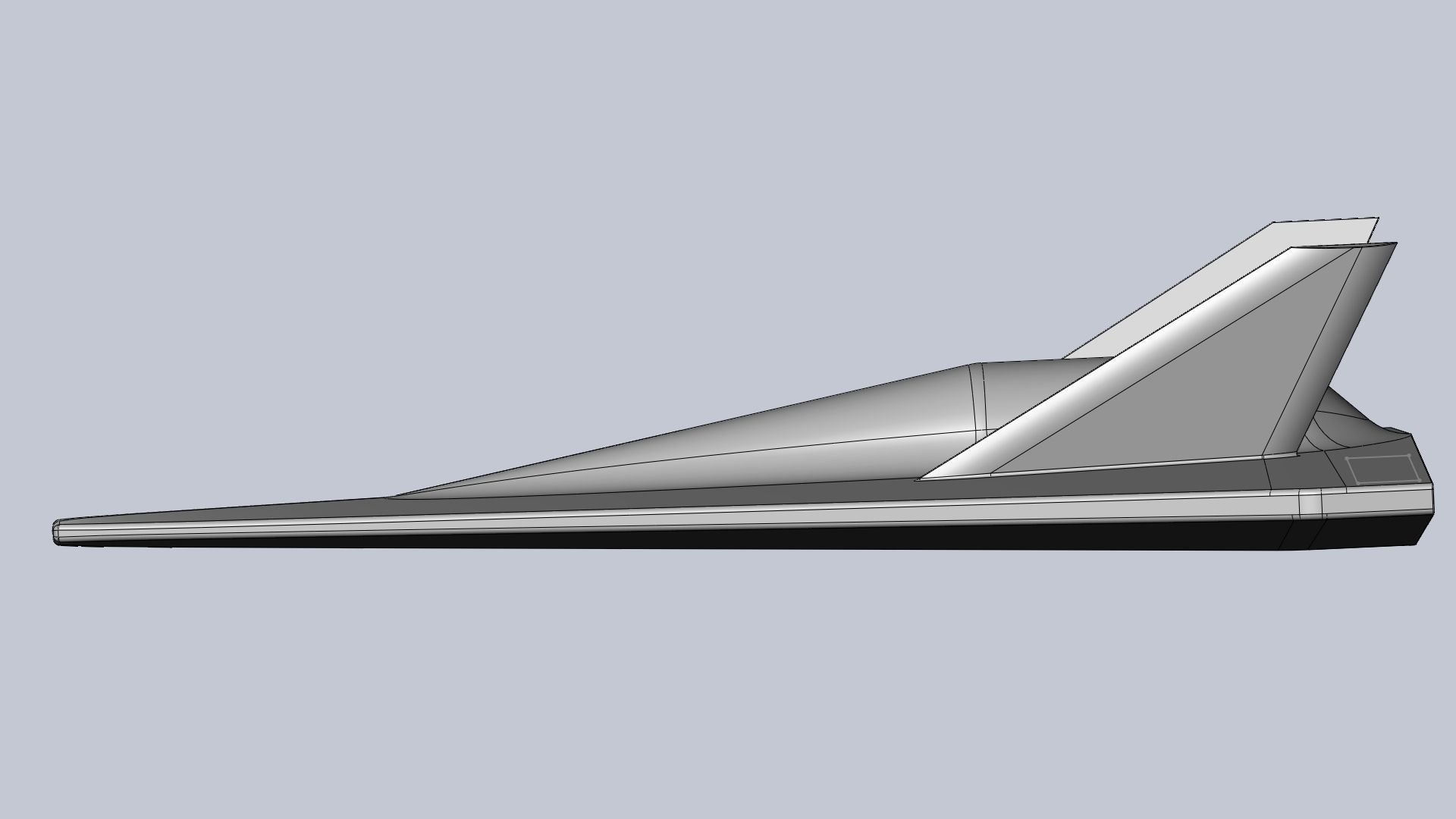 SSTO Spaceplane Design Printable Model 3D print model_3