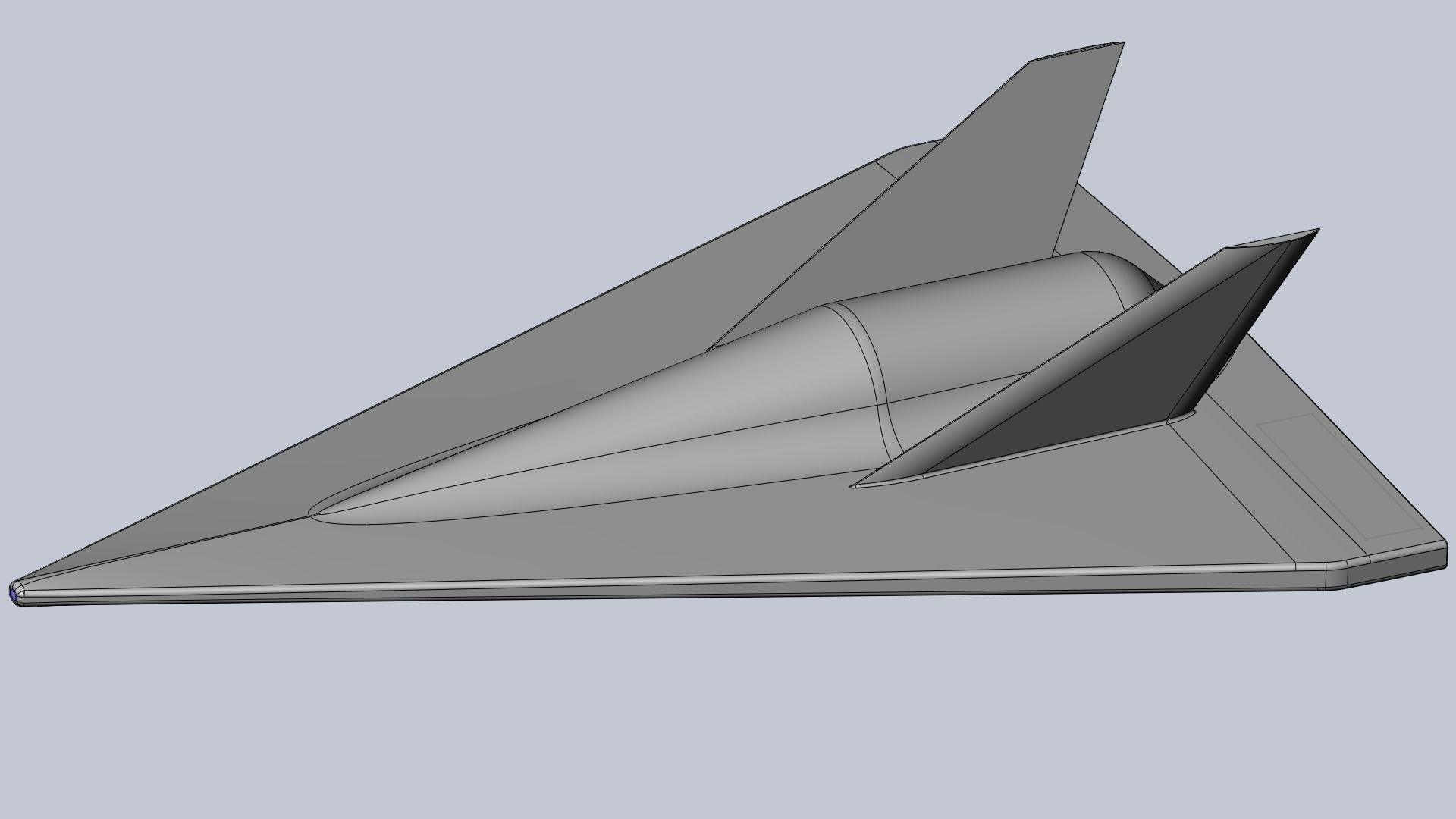 SSTO Spaceplane Design Printable Model 3D print model_11
