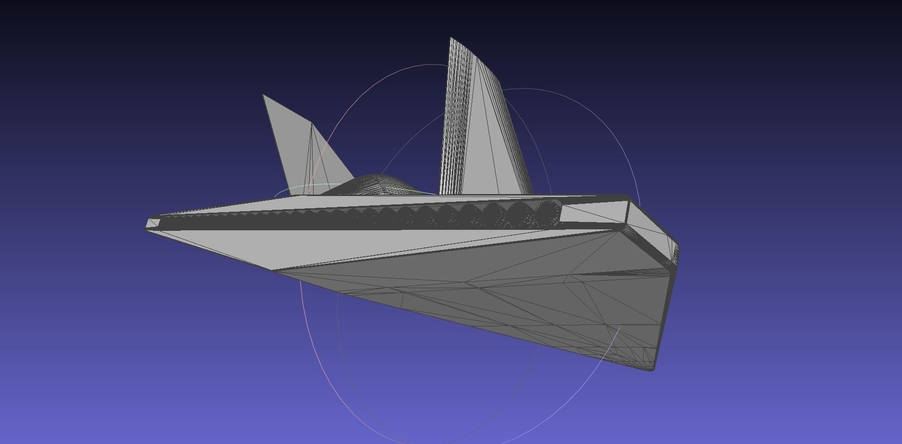 SSTO Spaceplane Design Printable Model 3D print model_13
