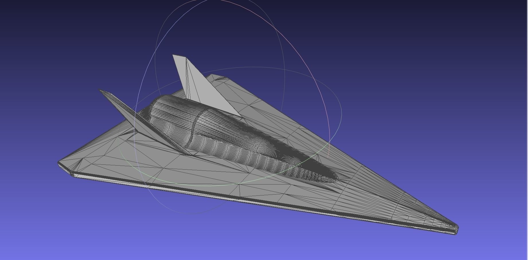 SSTO Spaceplane Design Printable Model 3D print model_16