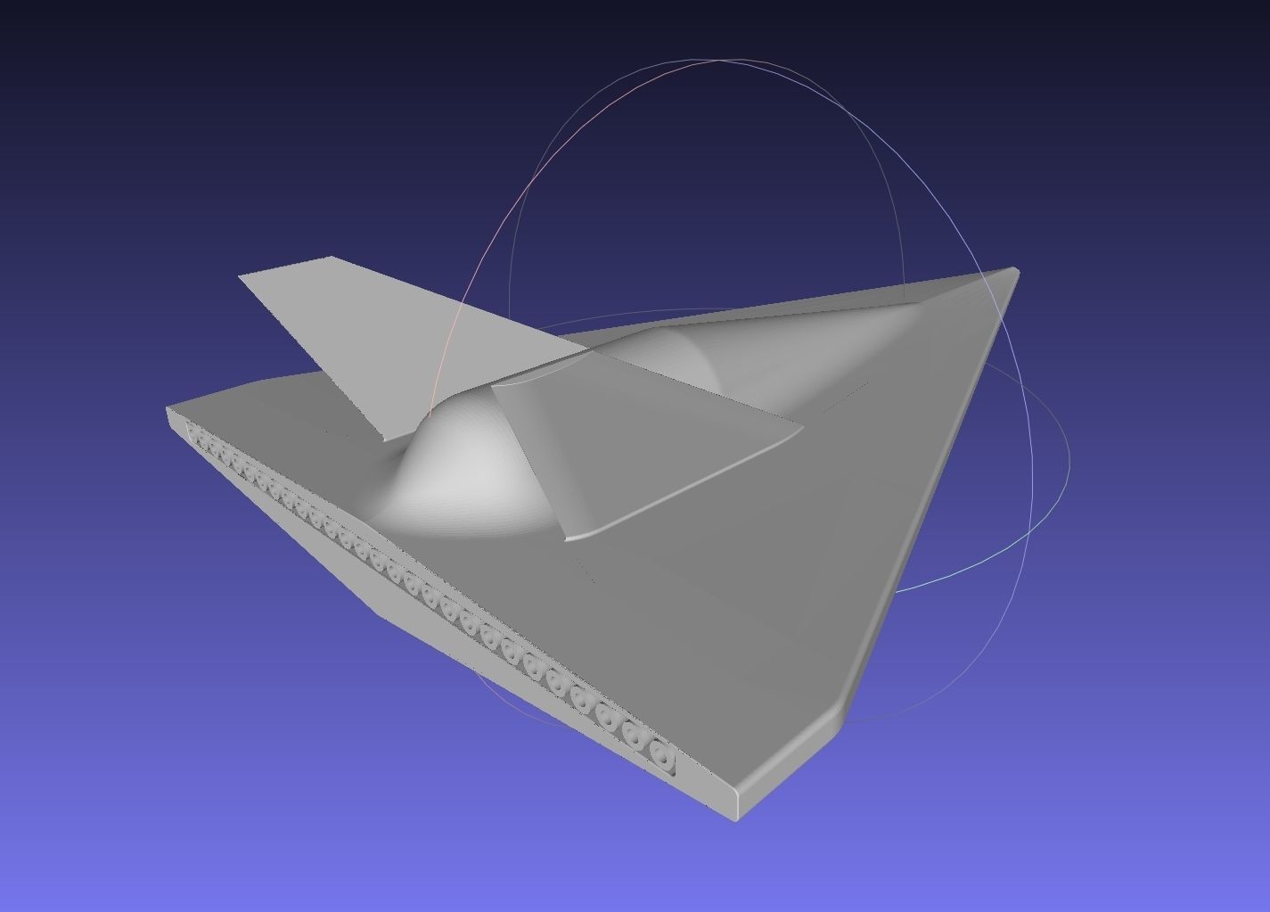 SSTO Spaceplane Design Printable Model 3D print model_21