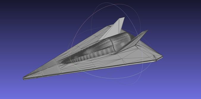 SSTO Spaceplane Design Printable Model 3D print model